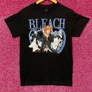Bleach Ichigo Kurosaki Bankai and Hollow Mask Anime Graphic Design T-Shirt Small